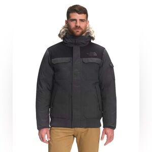The North Face Men's Gotham Jacket III Asphalt Grey/TNF Black size large heavy